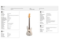 Fender 75th Anniversary Player II Precision Bass Rosewood Fingerboard Diamond Dust Sparkle Fender 75th Anniversary Player II Precision Bass Rosewood Fingerboard Diamond Dust Sparkle